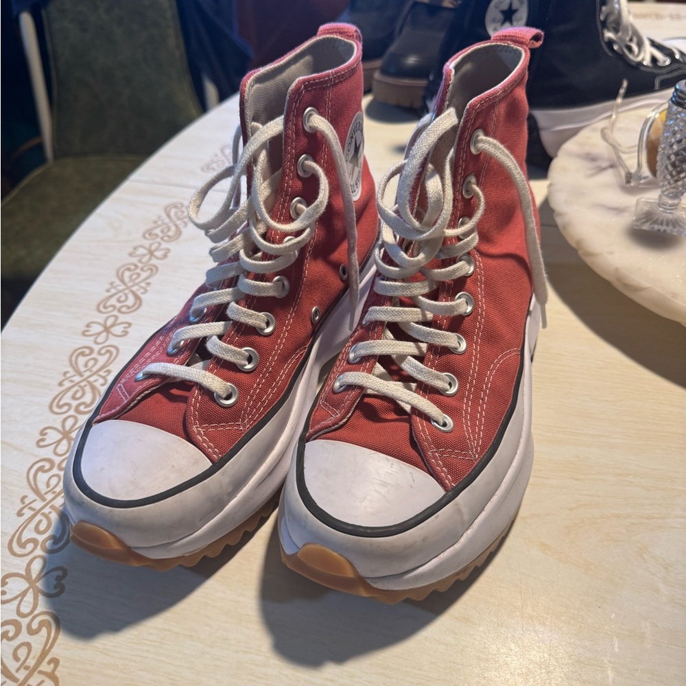 Converse Women's Red High-Top Sneakers